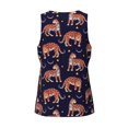 thumbnail image 5 of Haiem Leopard Print Men Workout Tank Top Gym Bodybuilding Sleeveless Muscle T Shirts Athletic Tank Breathable Workout Shirt-Small, 5 of 9