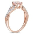 thumbnail image 5 of Everly Women's Morganite 10K Rose Gold Engagement Ring, 5 of 8