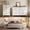 5PCS-Beige1, variant on 5-Piece Wood Bedroom Set, Queen Bed Frame, 2 Nightstands & 2 Dressers, Complete Master Bedroom Furniture