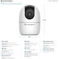 thumbnail image 6 of Amcrest 1080P WiFi Camera Indoor, Nanny Cam, Dog Camera, Sound & Baby Monitor, Human & Pet Detection, Motion-Tracking, w/ 2-Way Audio, Phone App, Pan/Tilt Wireless IP Camera, Night Vision, Smart Home, 6 of 8