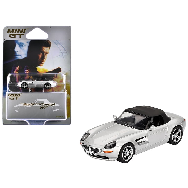 BMW Z8 Silver Metallic w/Black Soft Top 007 James Bond 