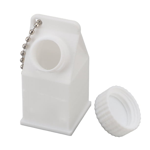 Encanto De Llavero De Cartón De Leche, Anillo De Llave De Resina 3D Para Bolso De Mochila Kawaii Bebida De Bebidas En Miniatura Con Metal O Anillo Para Las Llaves Del Automóvil