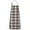 Brown and White, variant on Red and White Checkered Pattern Apron-Garden Aprons for Women with Pockets-Cotton Linen Waterproof Kitchen Cooking Gardening Aprons Adjustable for Kitchen,Cooking,BBQ and Salon 33x27 Inch