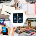 thumbnail image 6 of FORMRS 1-Subject Spiral Notebook 8" x 5" College Ruled 60 Refillable Sheet A5 Hard Cover, 2 Pack, Window Earth, 6 of 7