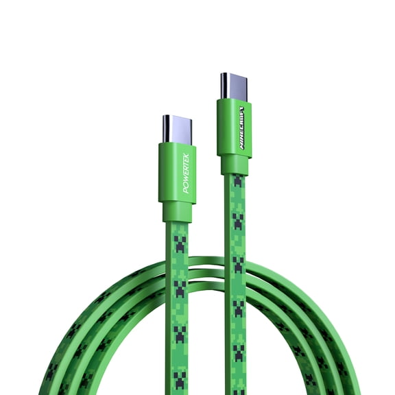 Liquipel Powertek Minecraft USB-C to USB-C - Creeper