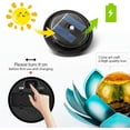 thumbnail image 3 of Waitmin Solar Light Outdoor Metal Glass Decorative Waterproof Garden Light LED Lotus Flower Lamp, 3 of 8