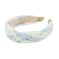 thumbnail image 5 of Unique Bargains 1 Pc Lace Twist Braided Headbands Blue, 5 of 6