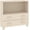Honey Brown, variant on Solid Wood Sideboard 33.5x13.8x31.5 Inches Honey Brown, 2-Drawer Storage Cabinet with 1 Compartment, Pinewood Highboard for Living Room