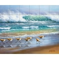 thumbnail image 1 of Tile Mural Kitchen Backsplash - Piper Wave-SK - by Sung Kim, 1 of 1