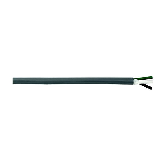 Cobra Wire B6W12T30100FT Tinned Copper Round Triplex Wire, 12/3, 100', White
