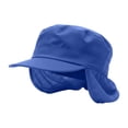thumbnail image 4 of Blue Visors Hat Solid Color Skin Friendly Cotton Mesh Catering Waiter Kitchen Cap for Cooking, 4 of 4