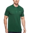 thumbnail image 1 of Lacoste Mens Pique Polo Shirt, Blue, Large, 1 of 2
