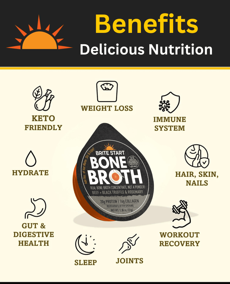Beef Truffle Rosemary Bone Broth 12 Pack