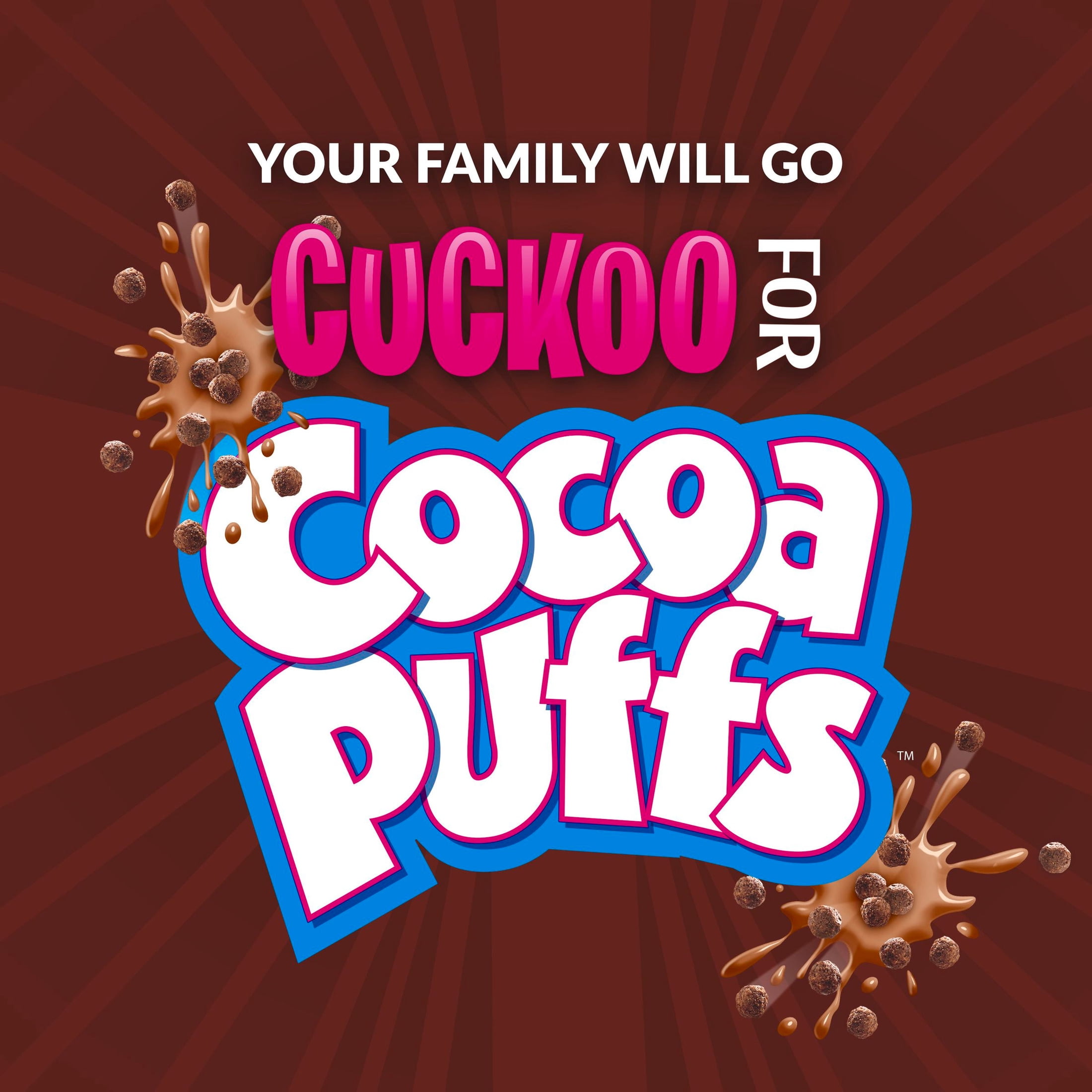 (12 pack) Cocoa Puffs, Chocolatey Breakfast Cereal, Made with Whole Grain, 10.4 oz