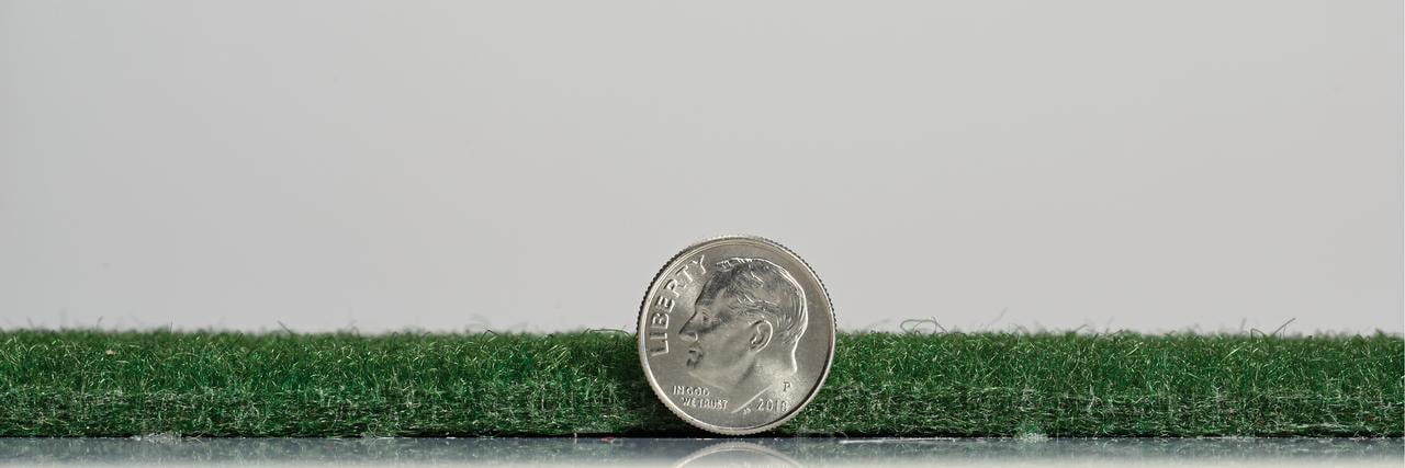 Foss Floors Grass 24" x 24" Eco-Friendly Waterproof Turf Carpet Tile 60 sq. ft. Area 15 Pieces
