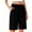 Black, variant on Cmfcve Bermuda Shorts for Women Knee Length High Waisted Summer Dressy Casual Chino Shorts