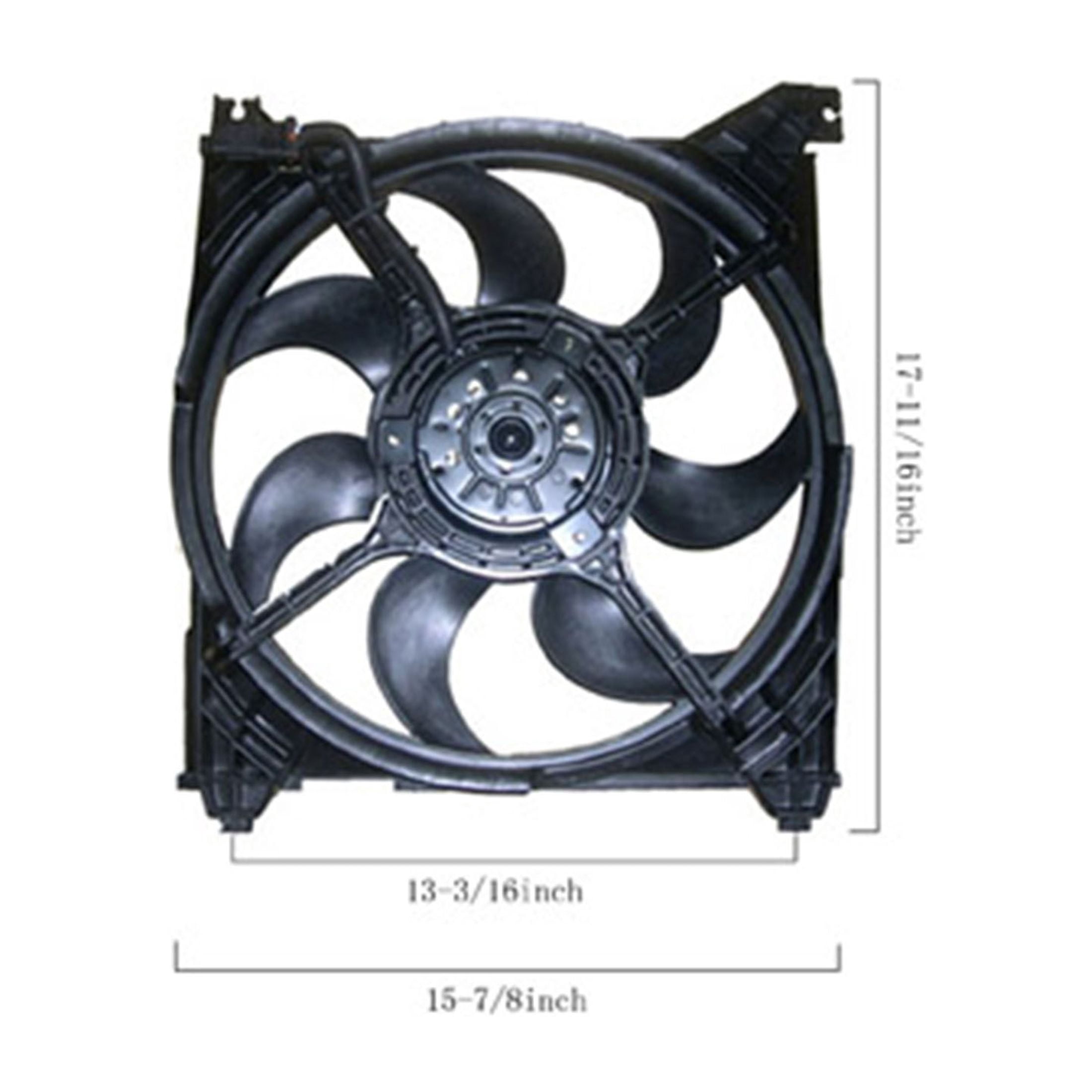 Agility Auto Parts 6020110 Engine Cooling Fan Assembly for Hyundai Specific Models
