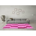 thumbnail image 3 of Ahgly Company Indoor Rectangle Abstract Pink Contemporary Area Rugs, 5' x 8', 3 of 4