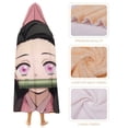 thumbnail image 4 of Kamado Nezuko Wearable Blanket Cloak Arctic Velvet Hooded Blanket Soft Fuzzy Hoodie Blanket Cape for Adults Kids 60"x80", 4 of 8