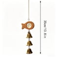 thumbnail image 1 of Campana de Viento de Cobre con Madera de Haya y Campanas de Cristal – Colgante Decorativo de Sonido Relajante para Jardín, Patio o Interiores | Adorno Colgante de Tranquilidad, 1 of 5