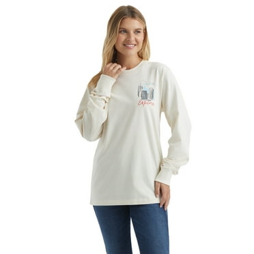 Hanes All Gender Explorer Collection City Long Sleeve Graphic T-Shirt, Men's Sizes XS-2XL