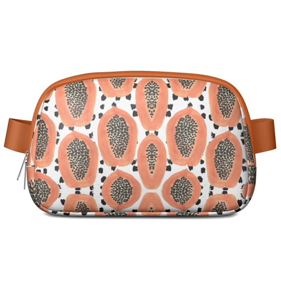 Fresh Orange Fanny Pack – Cute Fruit Belt Bag with Sweet Citrus Pattern for Kawaii Orange Lovers and Summer Style