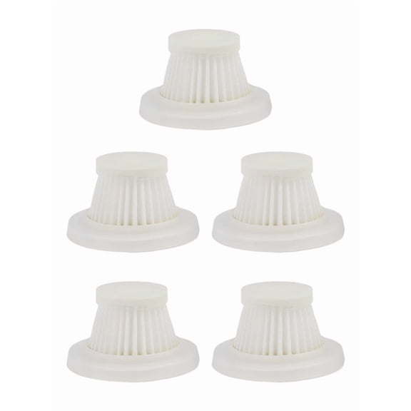 Vacuum Filter Replacement Compatible With For Drecell Car Vacuum Cleaner Vc021 And Brigii Mini Vacuum Y120 Pro 5 Pieces