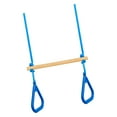 thumbnail image 3 of Lipstore Barre de Balançoire avec Anneaux de Gymnastique Ajustables pour le Plaisir en Famille Jeux de Rassemblement Bleu, 3 of 8