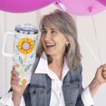 thumbnail image 3 of 50th Birthday Gifts for Women, 40 oz Tumbler with Handle and Straw, Womens 50th Birthday Gift Ideas Mug, 1974 Birthday Gifts for Women Cup, Vacuum Stainless Steel Insulated with Leak Proof Lid, 3 of 6