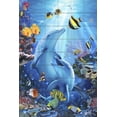 thumbnail image 1 of Tile Mural Bathroom Backsplash - Kiss In The Sea-CRL - by Christian Riese Lassen, 1 of 1