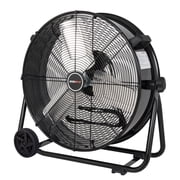 Ecomax EMF102433D 24 High Velocity Drum Floor Fan – Industrial 3-Speed Adjustable Tilt