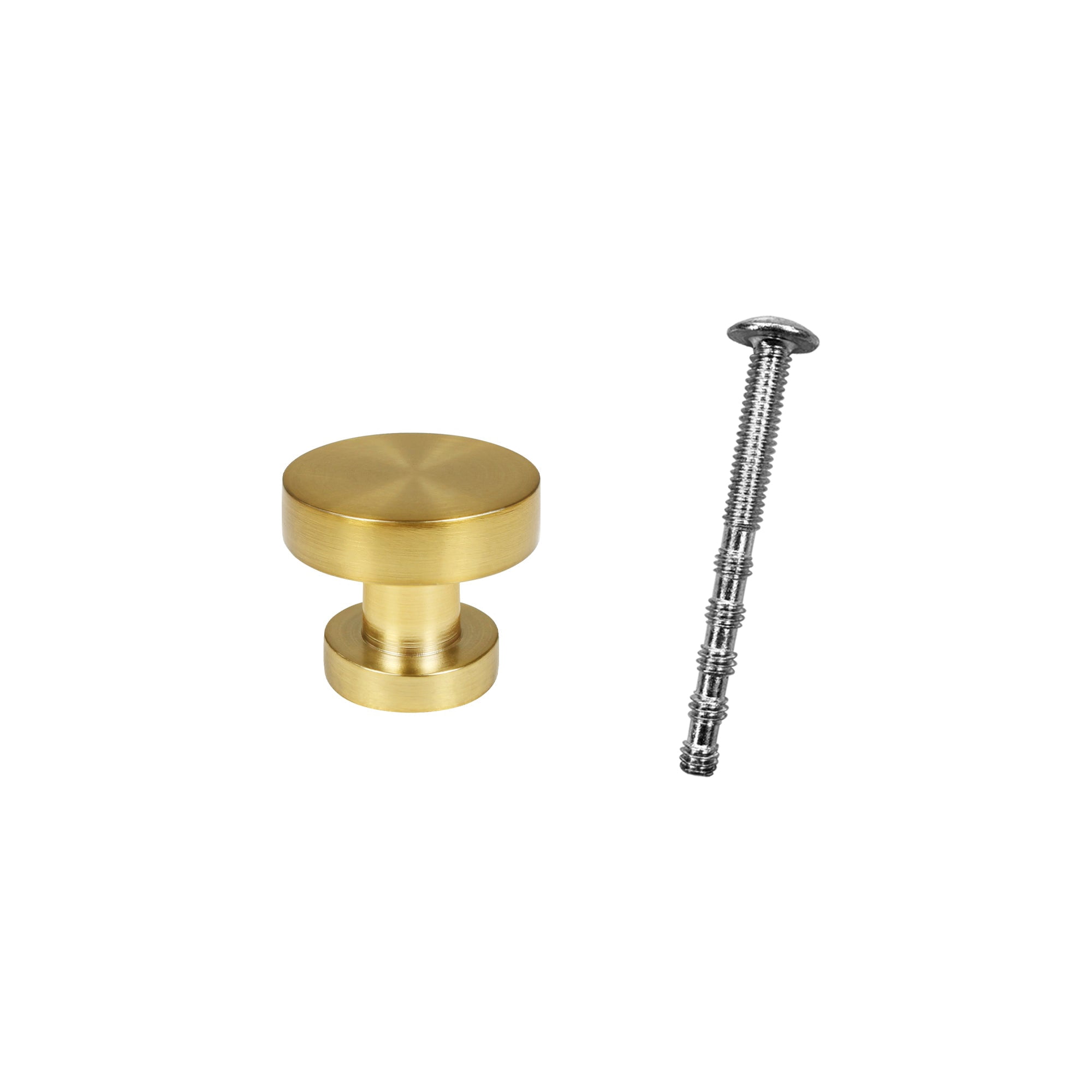 Lumi Home Furnishings Cabinet Knob Vintage Brass 2-Pack