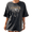 1-Black, variant on Cozymy Women's Casual Pet Dog Portrait Vintage Washed T-Shirt Crew Neck Relaxed Fit Tops