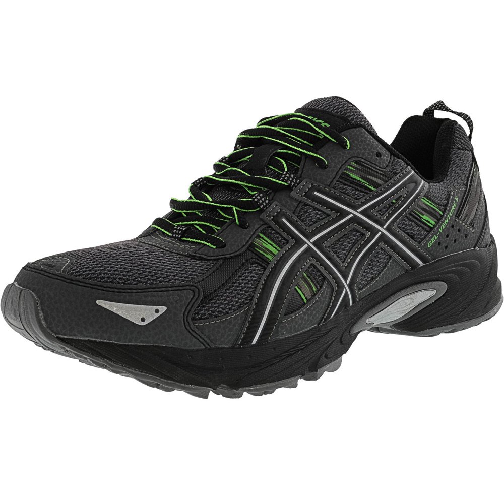 ASICS Asics Men�s GelVenture 5 Carbon / Silver Green