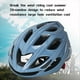 thumbnail image 2 of Casco Bicicleta para Adultos Ligero: Casco Bicicleta para Hombres y Mujeres, Casco Bicicleta para Adultos, JóVenes, Ciclistas MontañA y de Carretera, Apto para 58-61 Cm,, 2 of 5