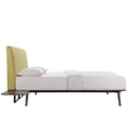 thumbnail image 4 of Modway Tracy 3-Piece MDF and Rubberwood Queen Bedroom Set in Cappuccino/Green, 4 of 5