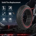 thumbnail image 4 of FL 10x2.125 Solid Tire,10 inch Solid Rubber Tires 10x2.125 Solid Electric Scooter Tire Tubeless Front, 4 of 7