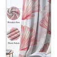 thumbnail image 3 of Pink Coastal Shell Blackout Curtains for Bedroom Living Room Darkening Curtains 84 Inch Length 2 Panels Set Nautical Ocean Summer Beach Sea Window Curtain Window Treatment Grommet Drapes 42"x84", 3 of 9