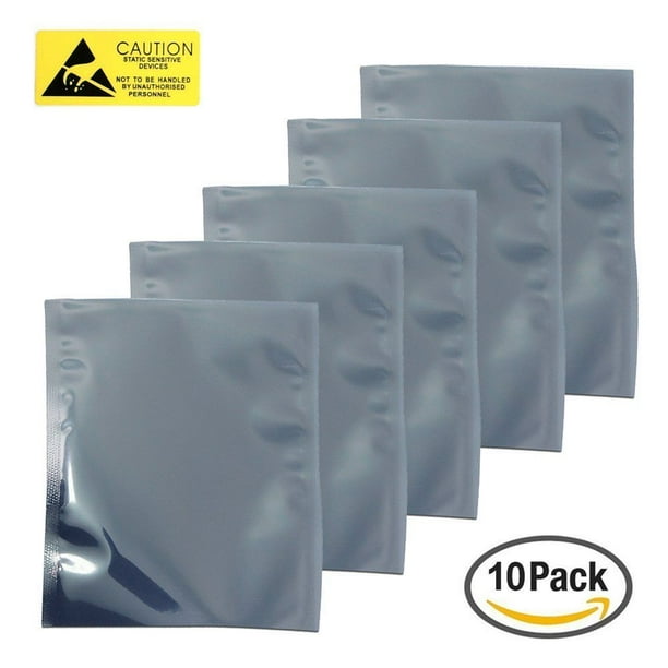 10 Pack 10" x 14" ESD Antistatic Bags for Motherboard, Video Card