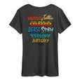 thumbnail image 2 of Marvel X-Men - Character Logos - Women's Short Sleeve Graphic T-Shirt, 2 of 5