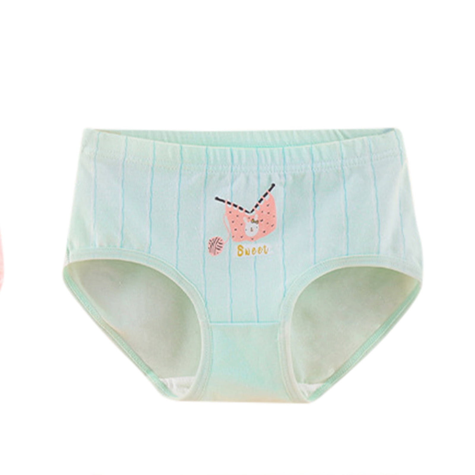 Kids Toddler Baby Girls Underwear Cartoon Letter Print Shorts Pants Cotton  Briefs Underwear 4PCS Girl Underpants Size 12 Girls Underwear