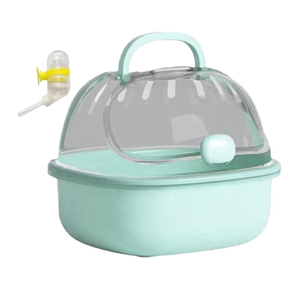 Jaula de transporte para hámster, bolsa transportadora para animales pequeños, accesorios para hámster, transportador de viaje para hámster para raton azul