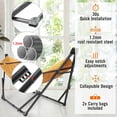 thumbnail image 3 of Tranquillo 550lb Capacity 2 Persons 2 Hammocks Included/Foldable Portable Hammocks with Stand, Tree Straps, Carry Bags for Garden Camping, 3 of 5