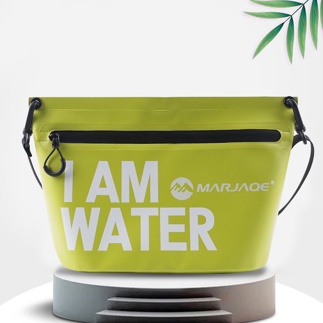 Paquete de hombro de buceo a prueba de agua Bolsa de cosméticos de PVC de alta capacidad para deportes al aire libre Hugtrwg Para estrenar