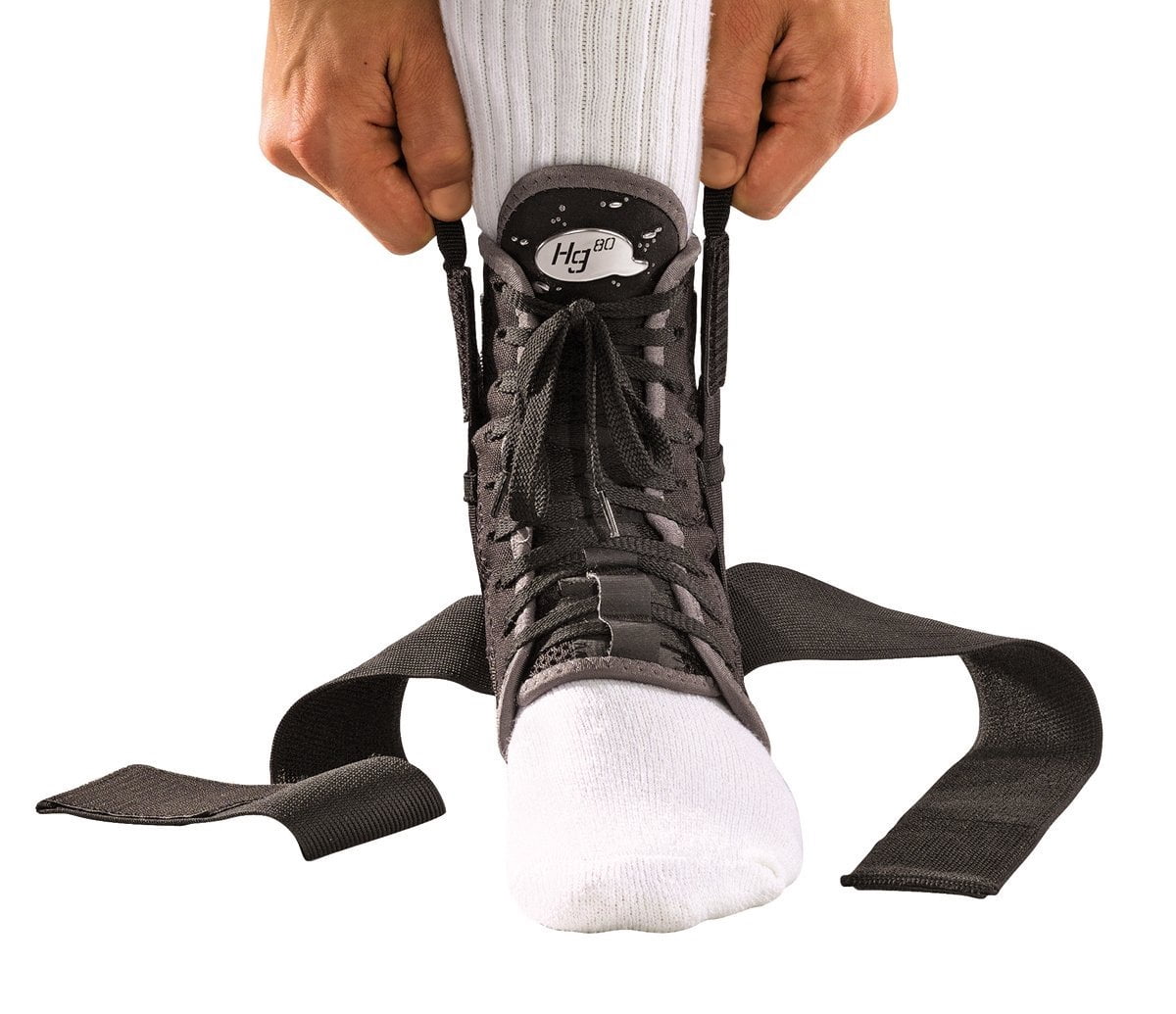 Mueller Hg80 Premium Soft Ankle Brace with Straps - X-Small