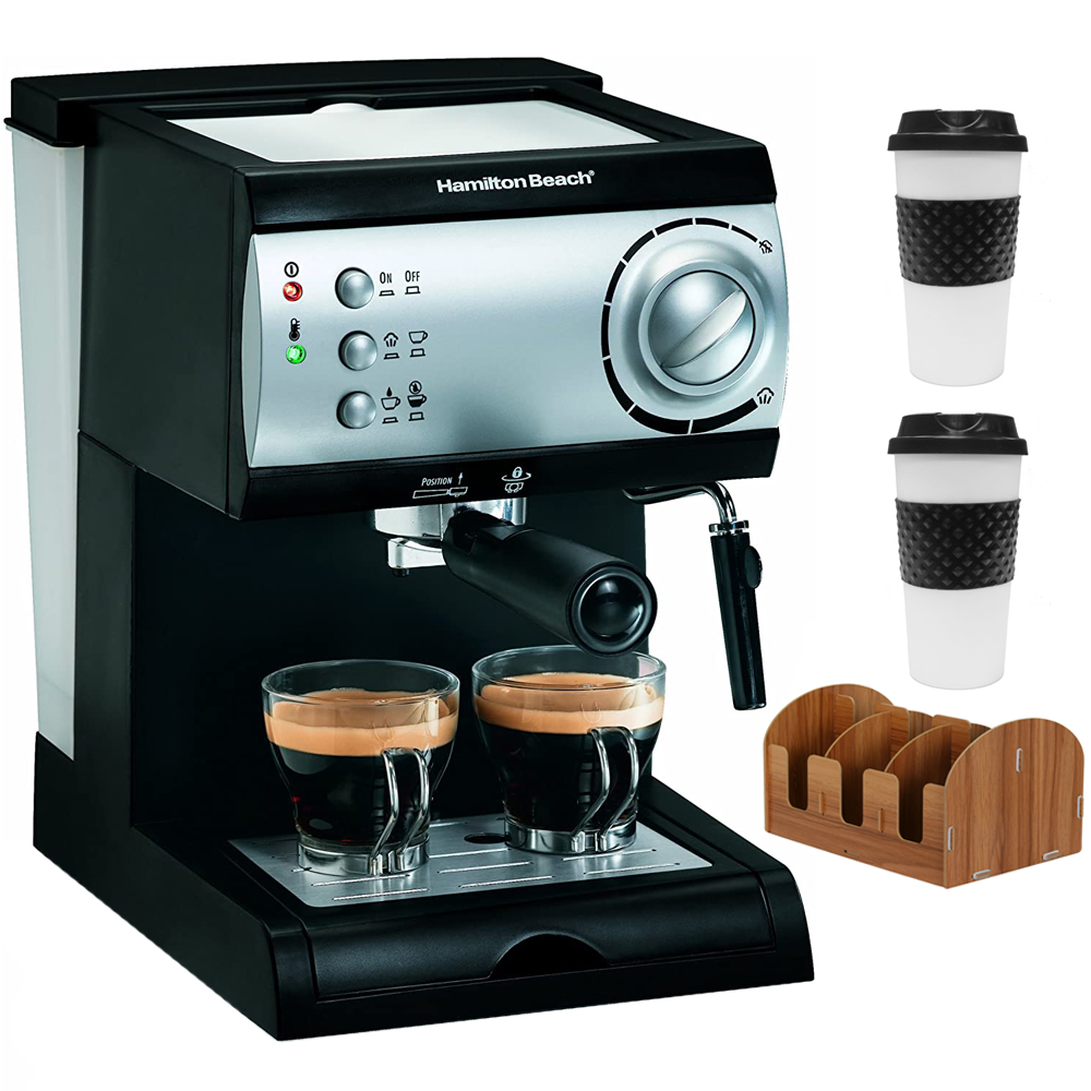 Hamilton Beach 40715 15bar Espresso/Cappuccino Maker with Steamer