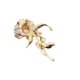 thumbnail image 2 of Qarigey Broche de flor rosa para mujer, pasador de pecho estético Retro para fiesta, joyería artística para boda, vacaciones, accesorios de disfraz Accesorios de disfraces, 2 of 6