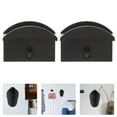 thumbnail image 3 of GETAJGHSD 4Pcs Hat Hangers Curved Black Plastic Simple Design for Home Organization Adults, 3 of 8