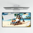 thumbnail image 4 of Shetland Sheepdog Hello Summer Beach Theme with Sunglasses and Tropical Cocktail Desk Mat Full Keyboard Mouse Pad Sheltie Dog Lover Gifts Large Mousepad - 00009, 4 of 5