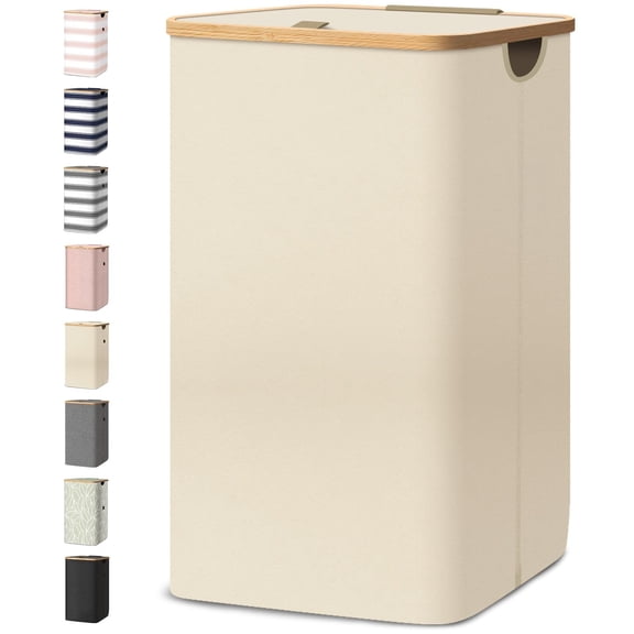 70L Laundry Hamper with Lid, Large Laundry Basket Bin